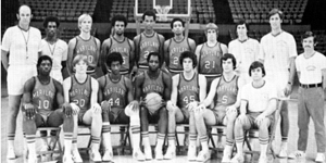 1974-75 Men's Baksetball Team Photo