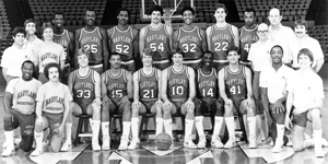 1980-81 Men's Baksetball Team Photo