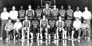 1982-83 Men's Baksetball Team Photo