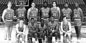 1980-81 Men's Baksetball Team Photo