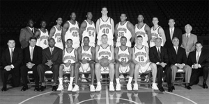 1999-2000 Men's Baksetball Team Photo
