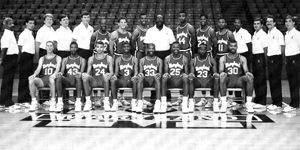 1985-86 Men's Baksetball Team Photo